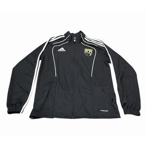 Adidas Columbus Crew Soccer Fútbol Full Zip Track Jacket Vintage Small Black
